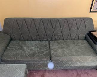 Mid-Century Chair with Matching Couch