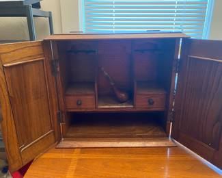 Antique Pipe Stand Humidor