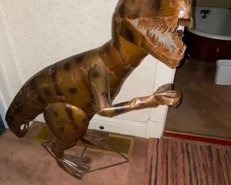 T Rex Yard Sculpture 