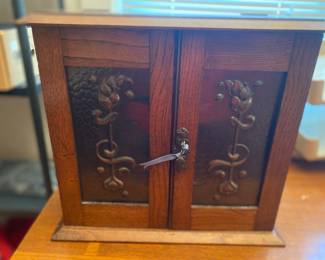 Antique Pipe Stand Humidor