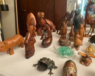 Carved Wood Animals