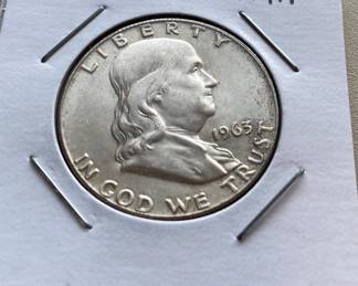1963 FRANKLIN 1/2 DOLLAR