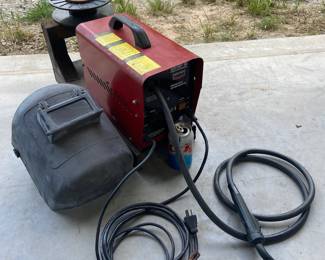 CENTURY 80 GASLESS WIRE FEED WELDER & WELDING HELMET