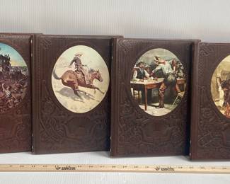 TIME LIFE BOOKS " THE OLD WEST SERIES" . EACH BOOK FEATURES A RICHLY DETAILED LEATHERETE COVER & VIBRANT FULL COLOR PHOTOS INSIDE.