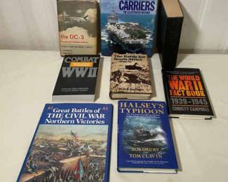 Hard Cover Books on War