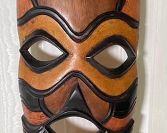 Carved Wooden African Tribal Mask