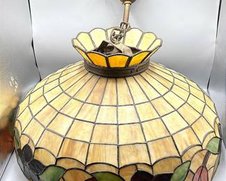 Large Stained Glass Lamp