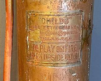 Vintage Foamite Childs Fire Extinguisher