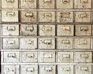 Vintage 30Drawer File Cabinet