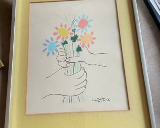 Picasso screen print
