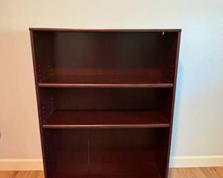 Book-shelf . Two shelf - brown. 48 x 11.5 x 35.5 Item is in good condition.
