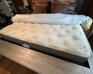 King mattress and platform