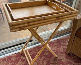 Bamboo tray table