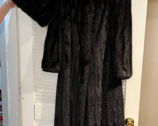 Full length mink coat