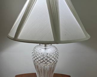 Waterford crystal table lamp