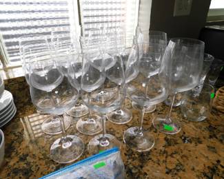 Lead Crystal wine glasses