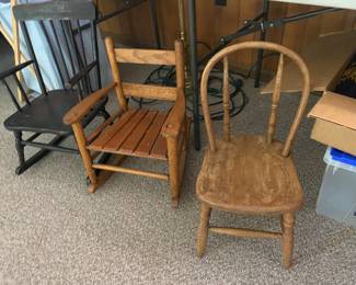 Antique Child's Chairs