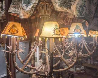 Vintage pineapple chandelier 