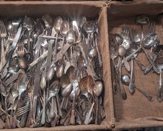 Silverplate and stainless 