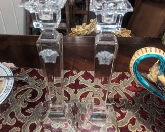 versace rosenthal medusa candle sticks