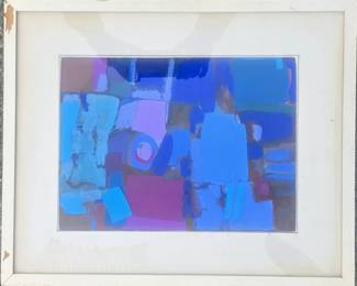 Mid Century gouache.