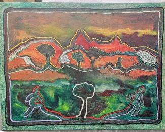 Clifford Kluge oil painting.