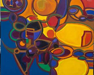 48 x 48 oil on canvas