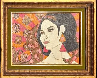 1960s oil signed Wilda.