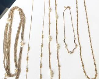 Vintage necklaces with Coventry and Napier