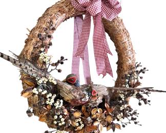 Pheasant wreath