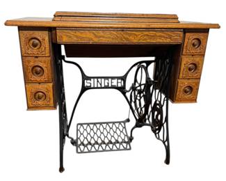 Antique Singer Sweing machine table