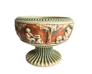 Early Roseville Pottery Donatello Compote