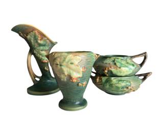 Roseville Pottery Bushberry Pottery Set