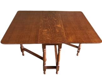 Oak gateleg dropleaf table
