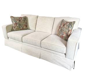 Cream sofa couch