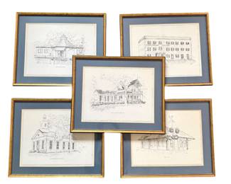 Framed & Signed Marietta Sketches
