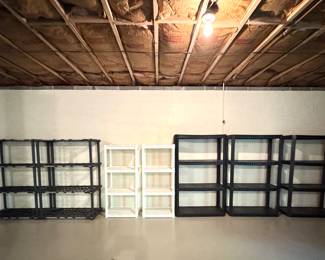 Plastic shelving