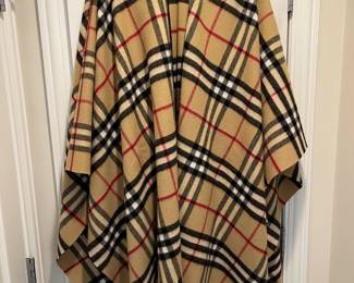 Burberry wool cape