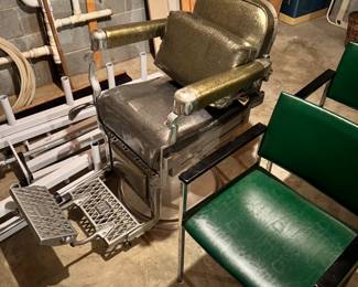 Koken barber chair and mcm chairs