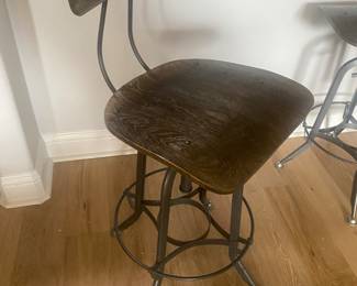 Restoration hardware metal stools