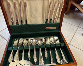 1960's Silver plate flatware