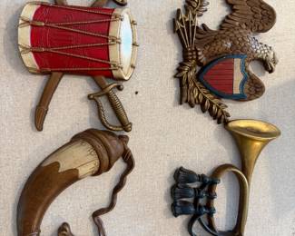 Vintage patriotic colonial wall decor