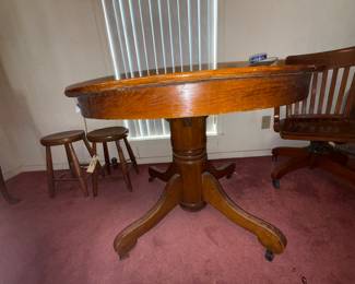 Antique Oak Table- top finish needs attention