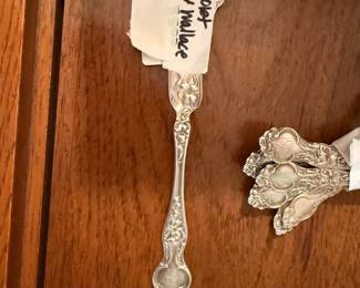 Violet by Wallace Sterling butter spreader