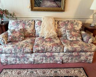 Floral
sofa