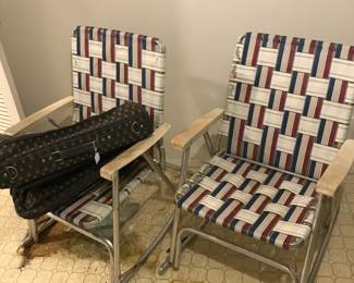 Folding chairs!
