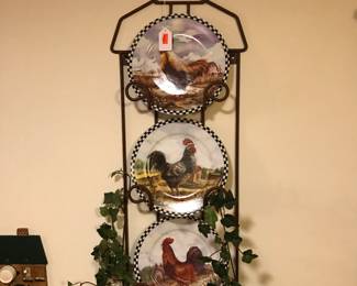 Rooster plates!