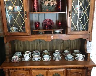 China cabinet with Tea-cups!