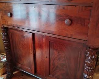 Empire period chest of 7 drawers