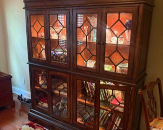 Large lighted cabinet